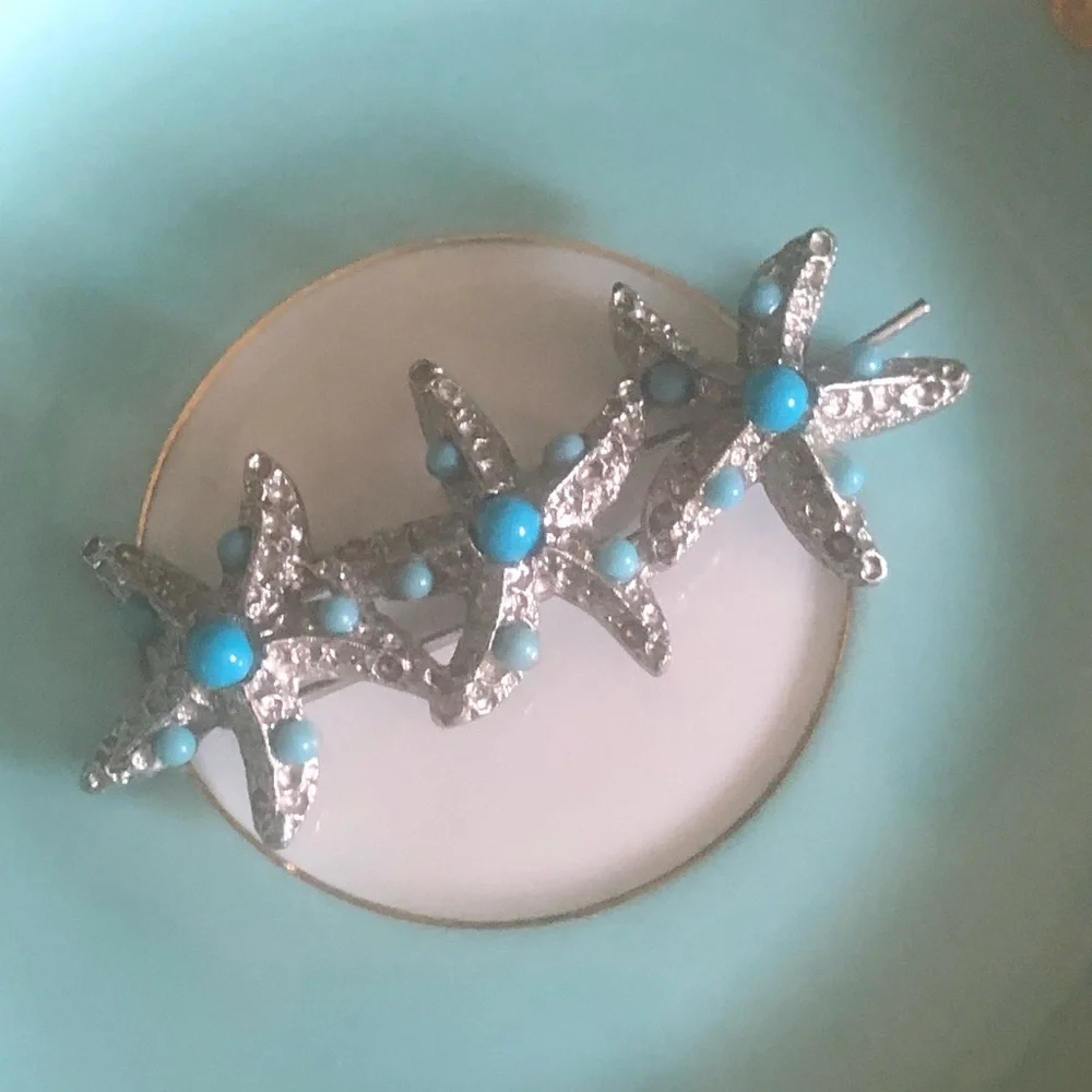 Vintage Starfish Barrette